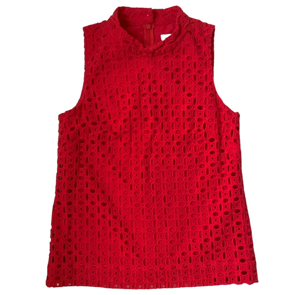 J Crew Red Top Sz 0